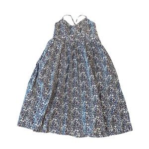 J Crew Liberty Fabric floral criss-cross spaghetti strap dress